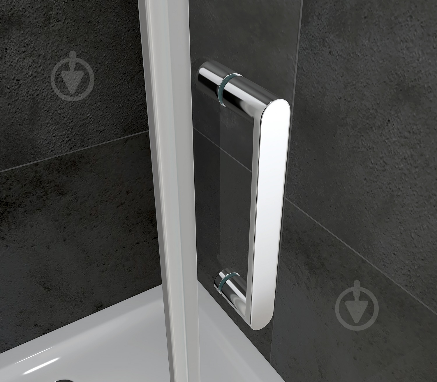 Душова кабіна Sant Valentines Somerset Prestige алюміній/скло 6 мм 90х90х200 см - фото 2