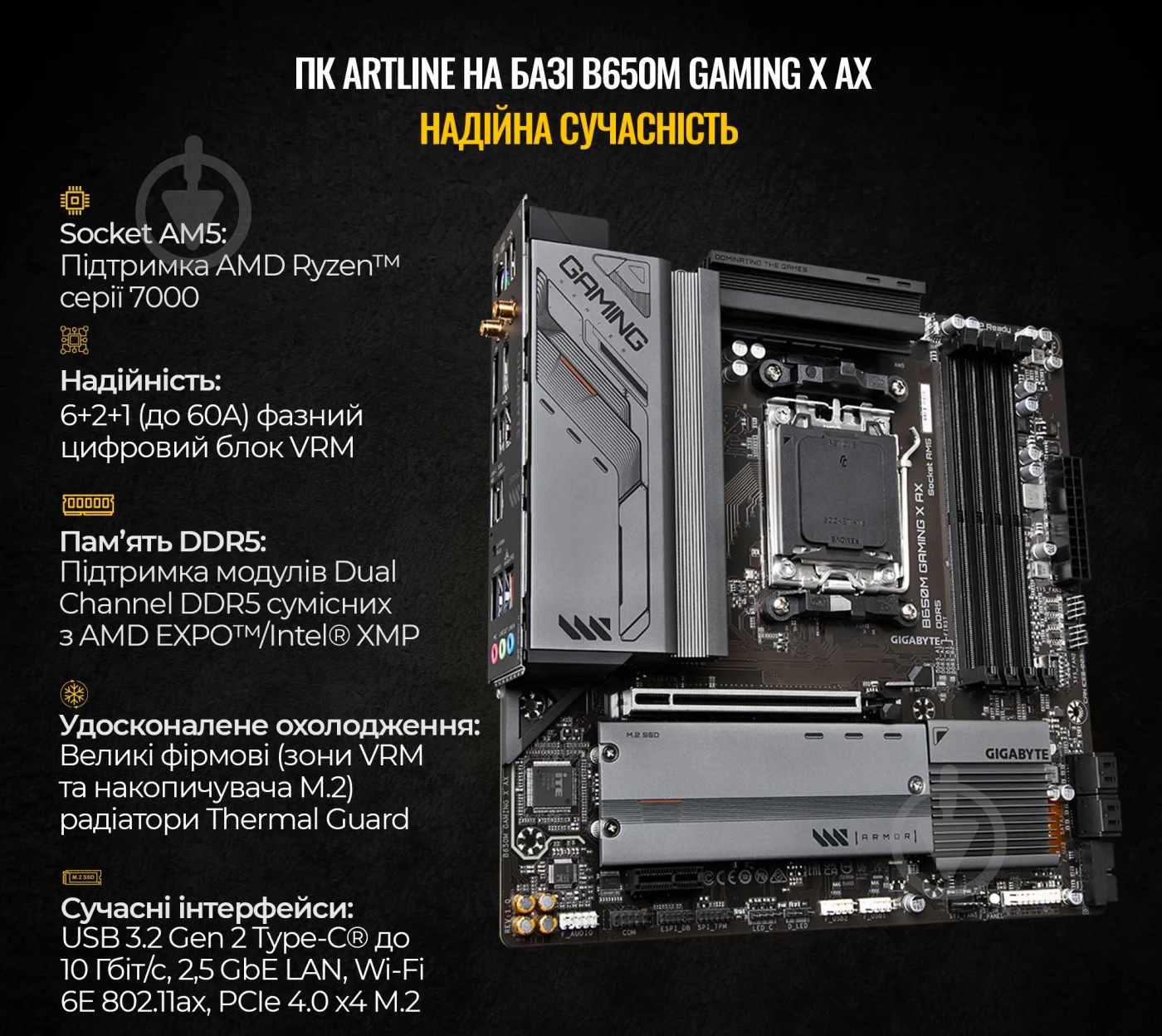 Комп'ютер Artline Gaming X95White (X95Whitev08) white - фото 14