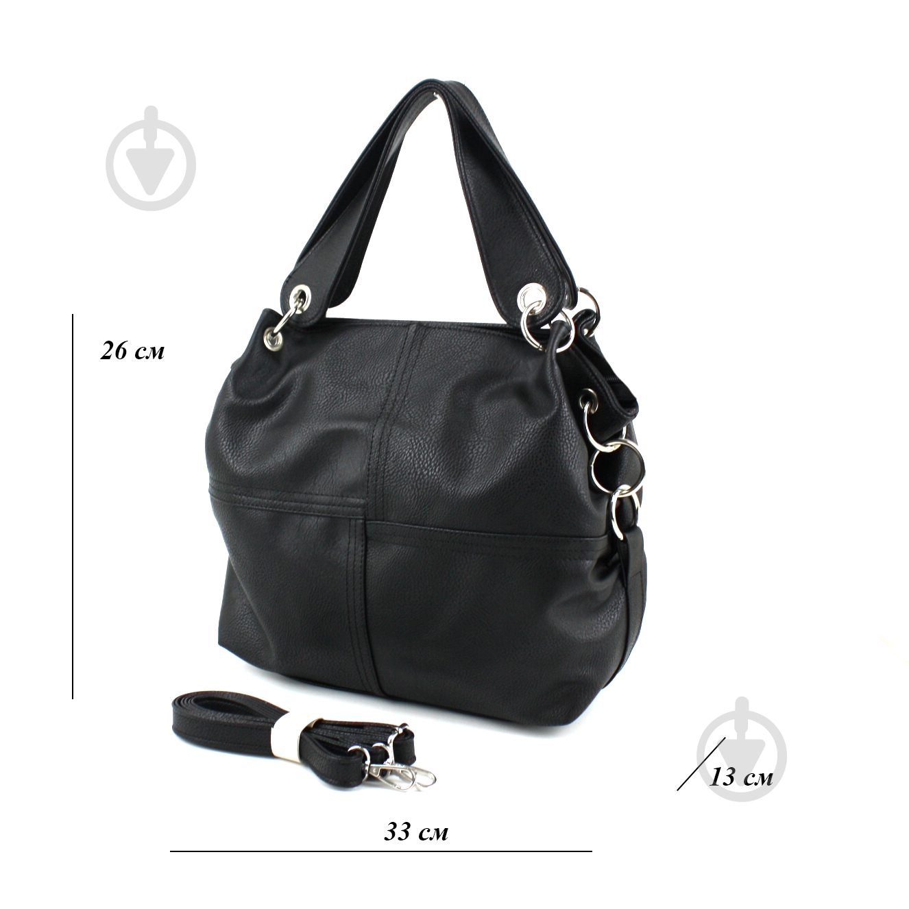 Сумка жіноча 0.674.337 чорний - фото 2