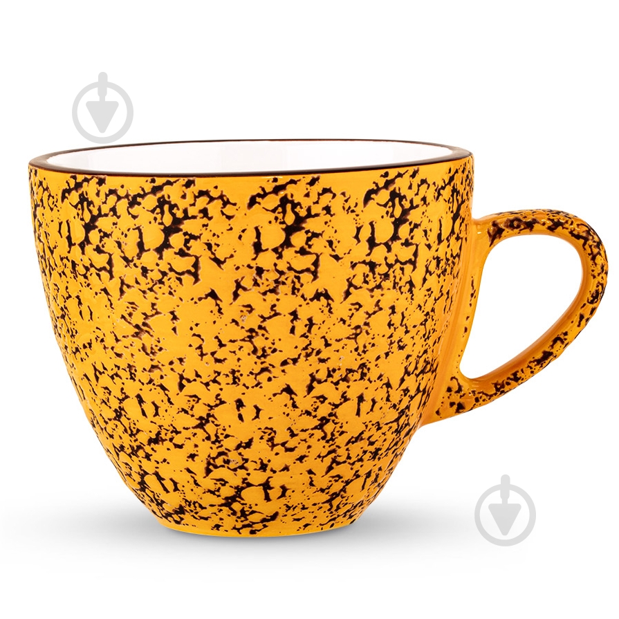 Чашка для кофе Wilmax Splash Yellow 110 мл WL-667434/A - фото 1 Чашка для кофе Wilmax Splash Yellow 110 мл WL-667434/A - фото 1