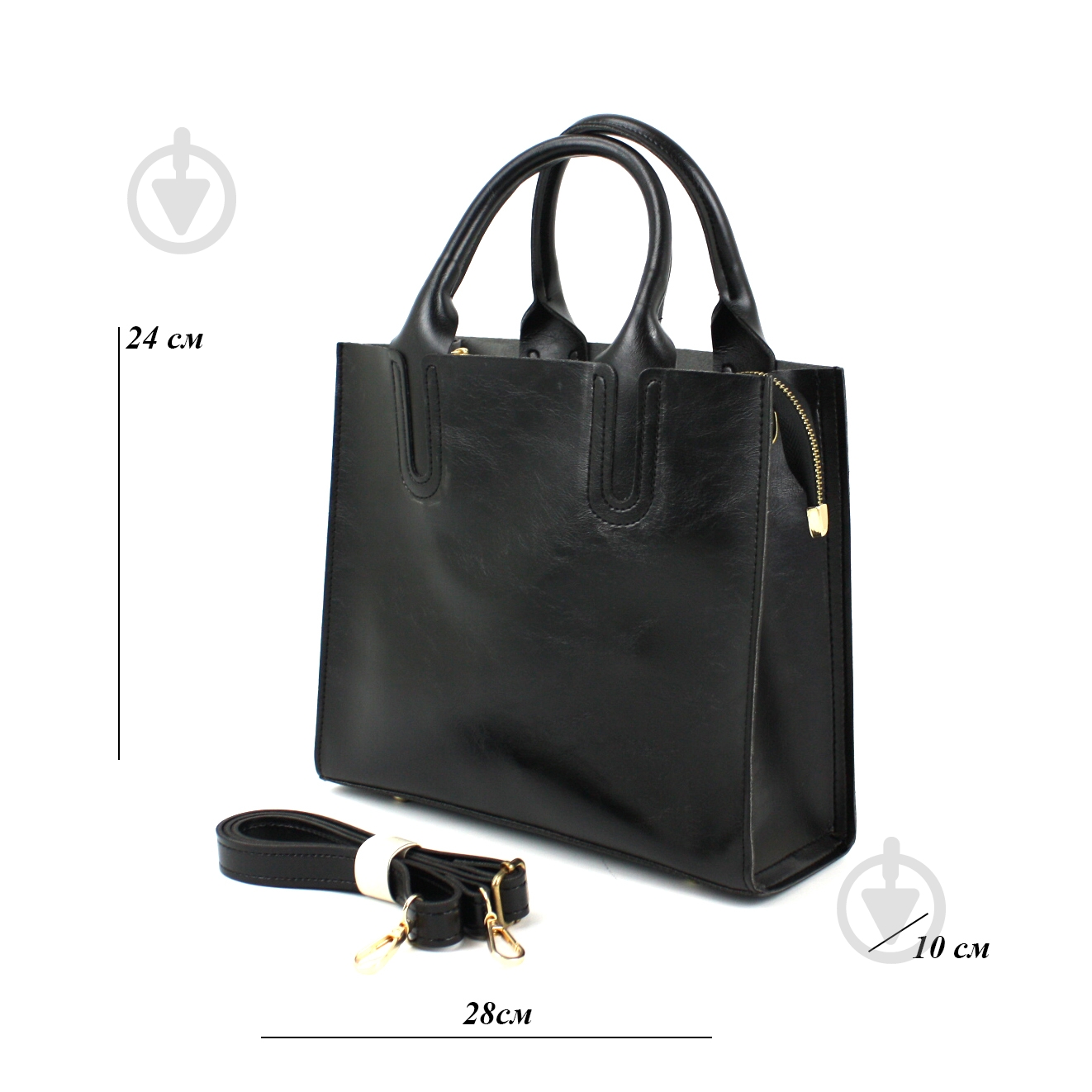 Сумка жіноча 0.738.128 чорний - фото 2