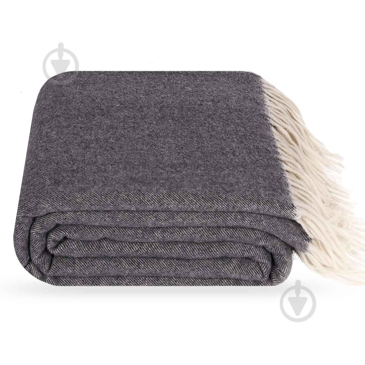 Плед Степ 140x200 см темно-серый Lanavitta - фото 1 Плед Степ 140x200 см темно-серый Lanavitta - фото 1