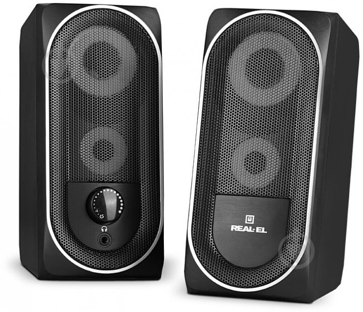 Акустическая система Real-el S-110 2.0 black - фото 5