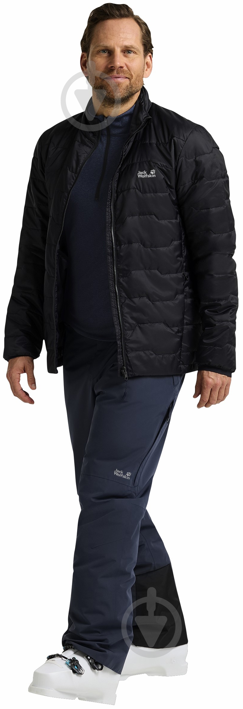 Термореглан Jack Wolfskin SKY THERMAL HZ M 1808771_C0412 р.S синій - фото 3 Термореглан Jack Wolfskin SKY THERMAL HZ M 1808771_C0412 р.S синій - фото 3