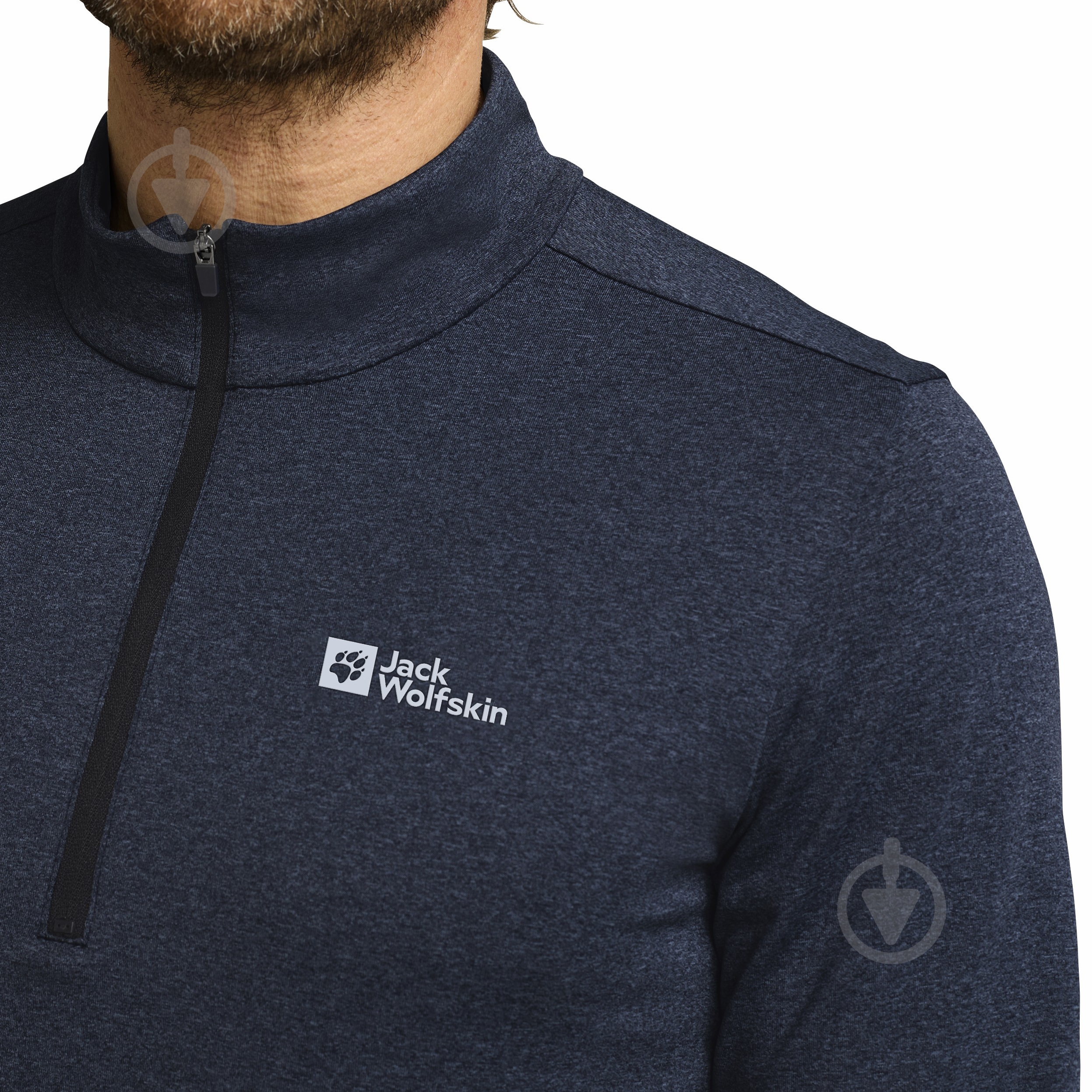 Термореглан Jack Wolfskin SKY THERMAL HZ M 1808771_C0412 р.S синій - фото 4 Термореглан Jack Wolfskin SKY THERMAL HZ M 1808771_C0412 р.S синій - фото 4