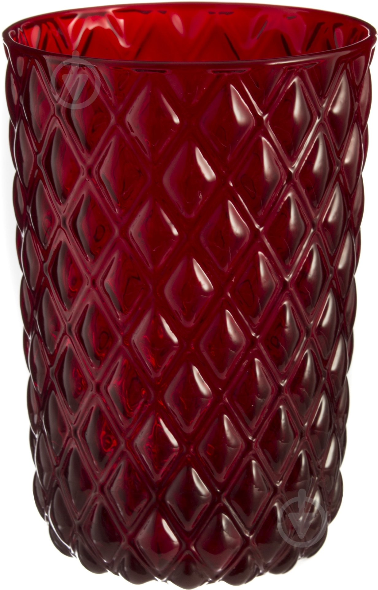 Набор стаканов высоких IVV Net red 21908 440 мл 6 шт. - фото 1