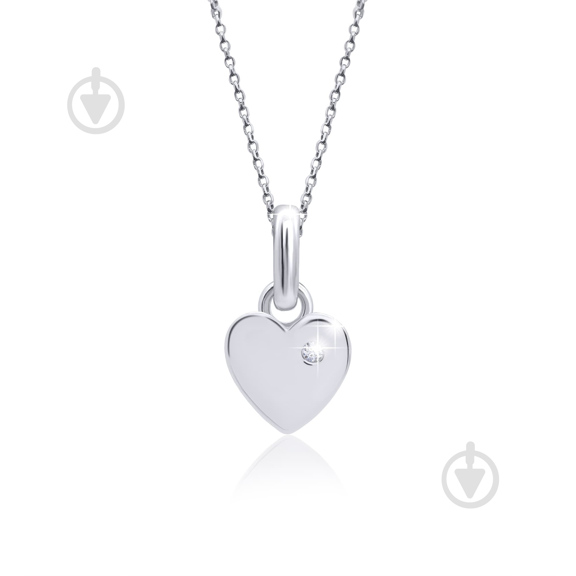 Кулон UMa&UMi Сердце малое - фото 1