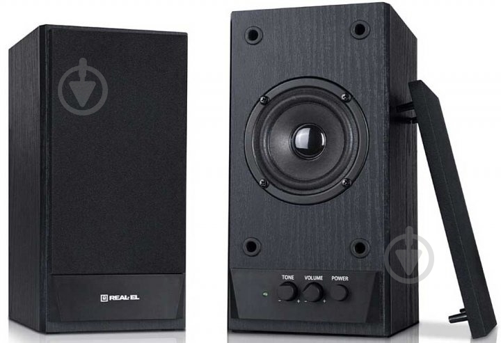 Акустическая система Real-el S-219 2.0 black - фото 5