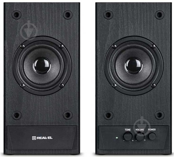 Акустическая система Real-el S-219 2.0 black - фото 4
