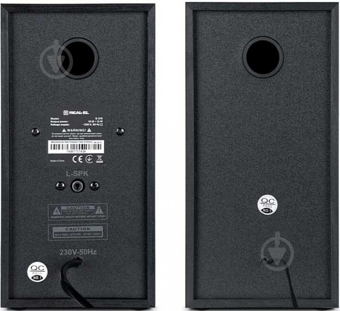 Акустическая система Real-el S-219 2.0 black - фото 3