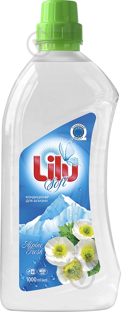 Кондиционер-ополаскиватель Lilu SOFT Альпийская свежесть 1 л - фото 1