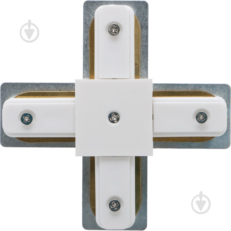 Соединитель крестовый Светкомплект HH-206-cross connector белый - фото 2