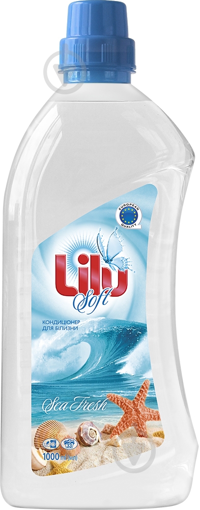Кондиционер-ополаскиватель Lilu SOFT морская свежесть 1 л - фото 1