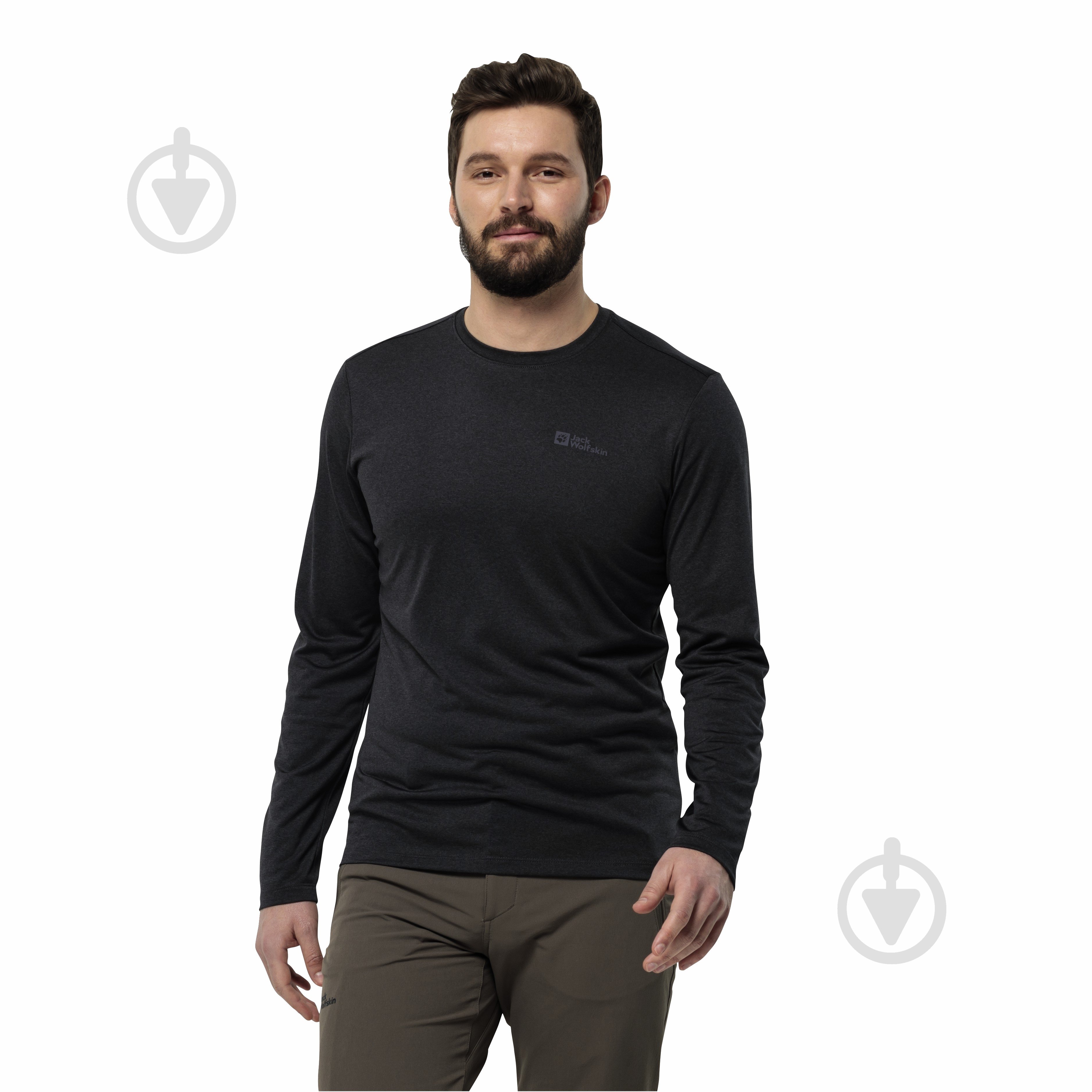 Термореглан Jack Wolfskin SKY THERMAL L/S M 1808682_6000 р.XXL черный - фото 2 Термореглан Jack Wolfskin SKY THERMAL L/S M 1808682_6000 р.XXL черный - фото 2