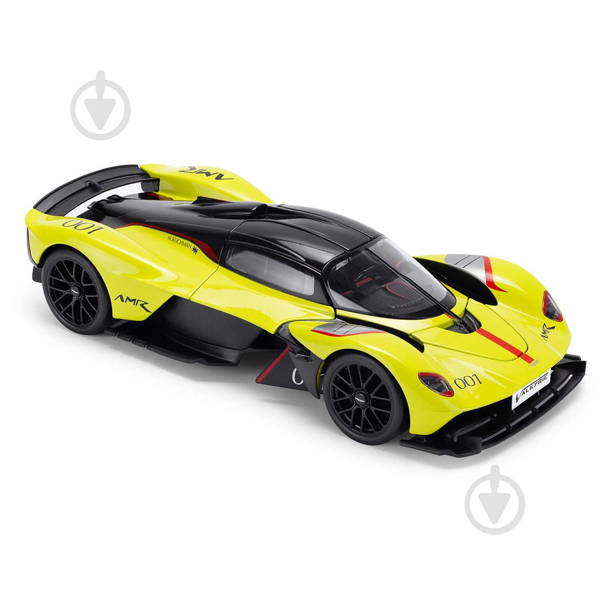 Автомодель TechnoDrive 1:18 Aston Martin Valkyrie yellow 250937AMVKLG - фото 2