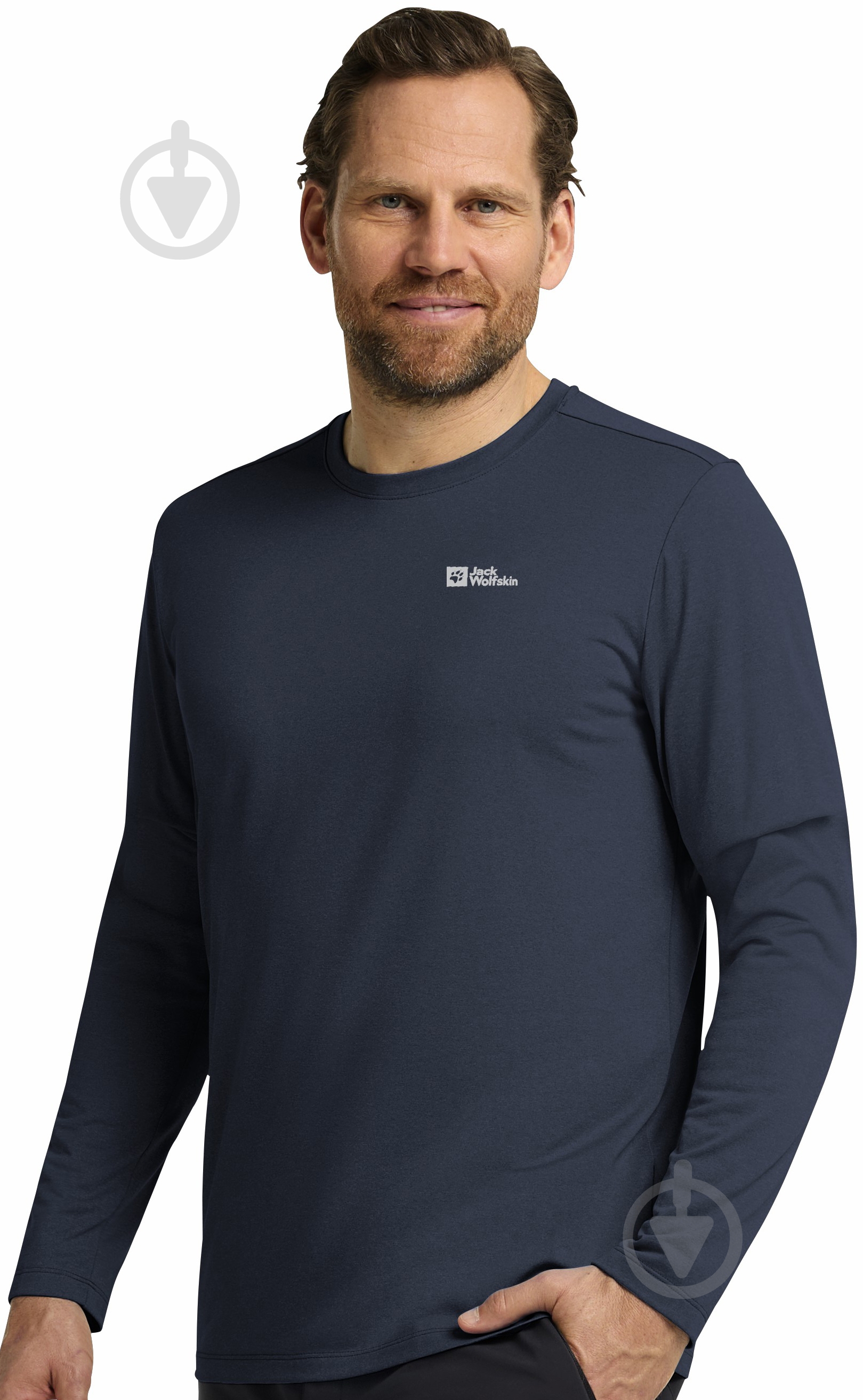 Термореглан Jack Wolfskin SKY THERMAL L/S M 1808682_C0412 р.L синий - фото 1 Термореглан Jack Wolfskin SKY THERMAL L/S M 1808682_C0412 р.L синий - фото 1