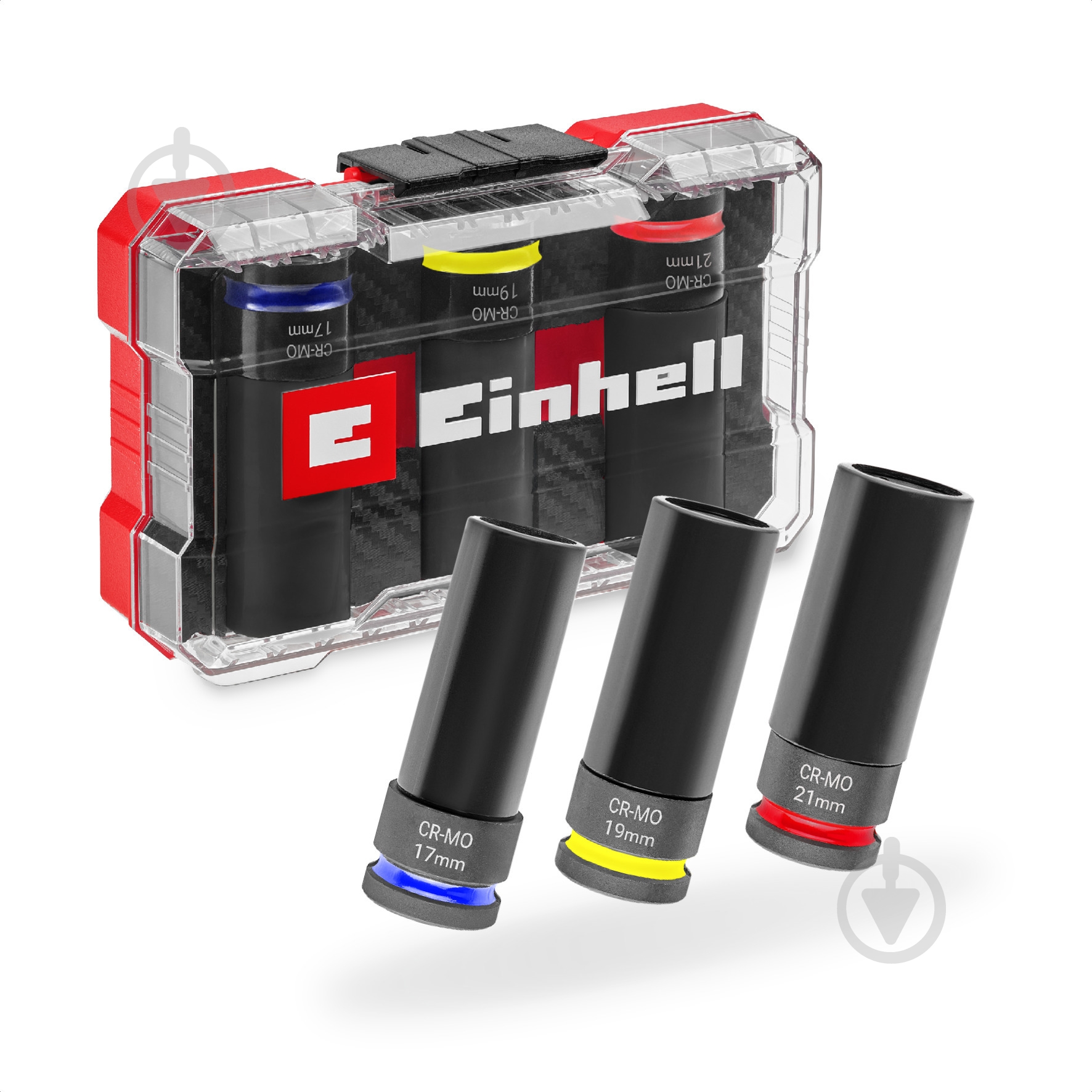 Набор головок ударных 80 мм Einhell 3 шт. 109263 - фото 1