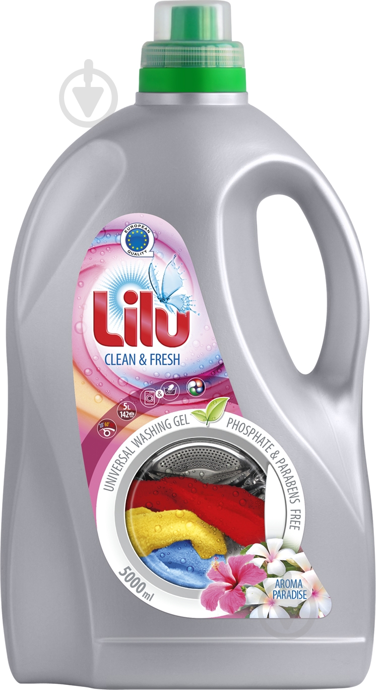 Гель для машинной и ручной стирки Lilu Universal арома парадайз 5 л - фото 1