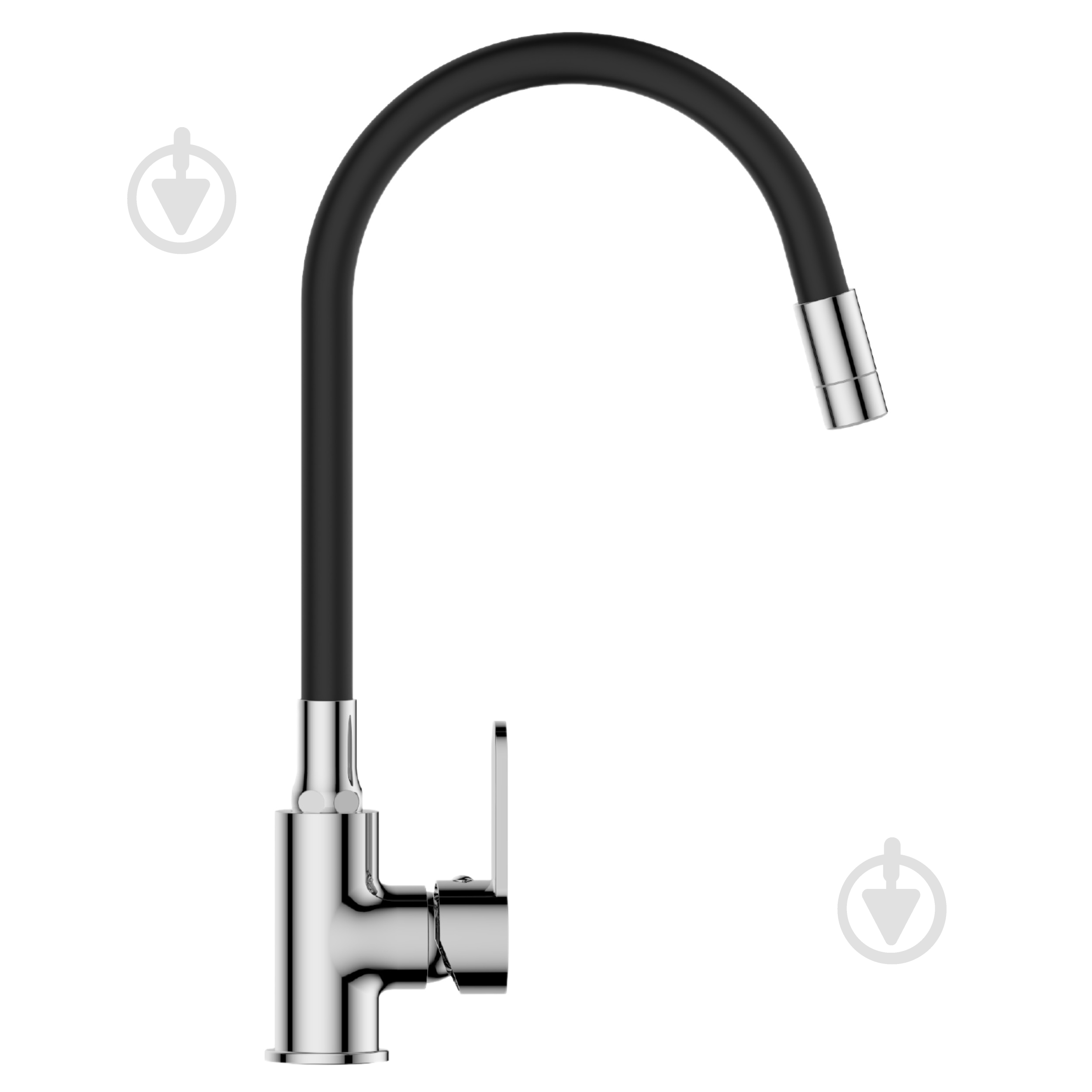 Змішувач для кухні Invena Ksanti чорний/хром BZ-37-008 - фото 3 Змішувач для кухні Invena Ksanti чорний/хром BZ-37-008 - фото 3