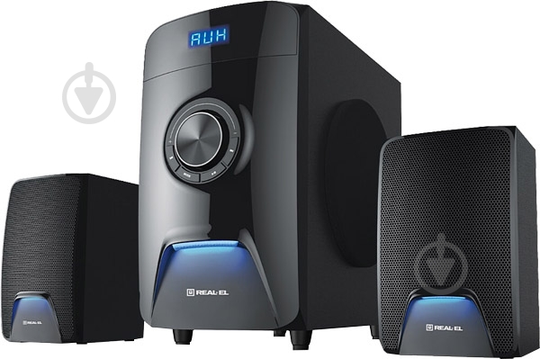 Акустична система Real-el M-570 2.1 black - фото 1