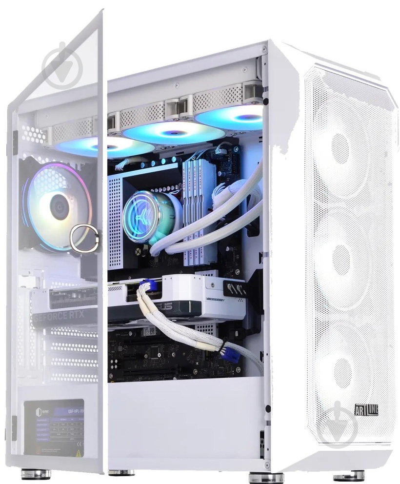 Компьютер Artline Gaming X99WHITE (X99Whitev03) white - фото 12 Компьютер Artline Gaming X99WHITE (X99Whitev03) white - фото 12