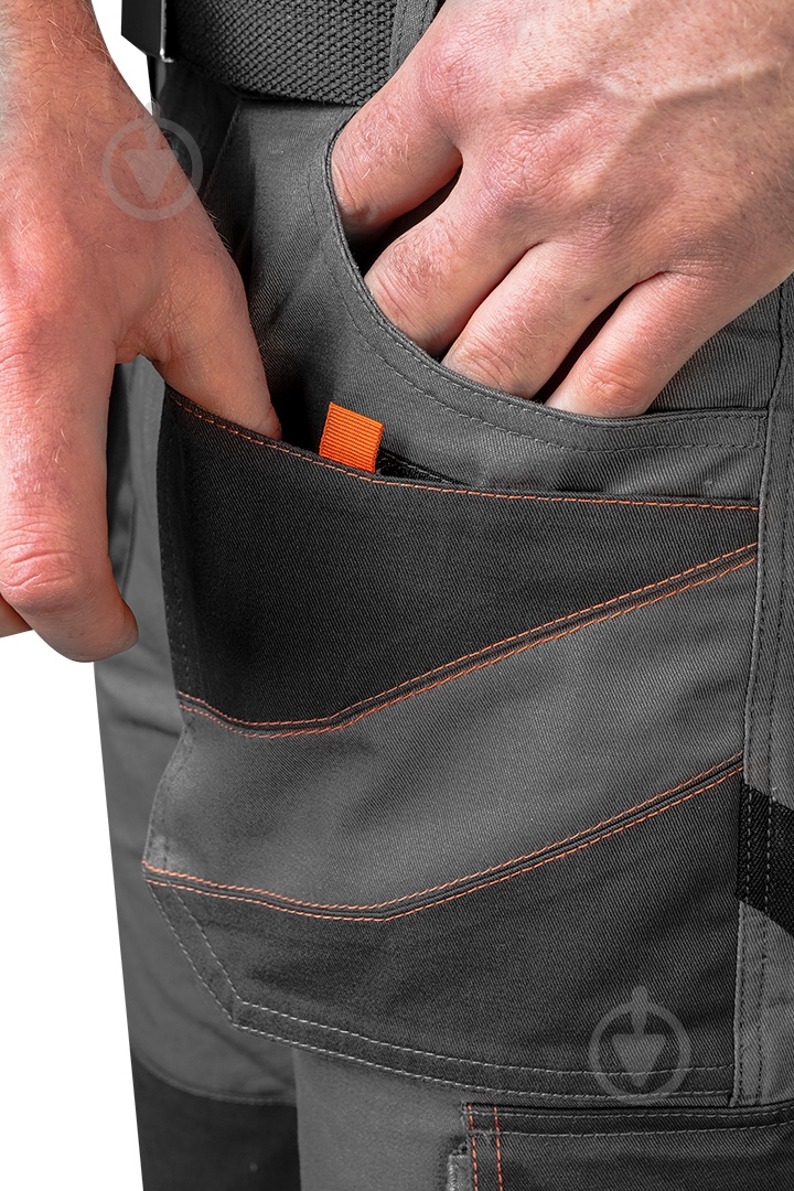 Шорты NEO tools р. M 81-331 светло-серый - фото 20