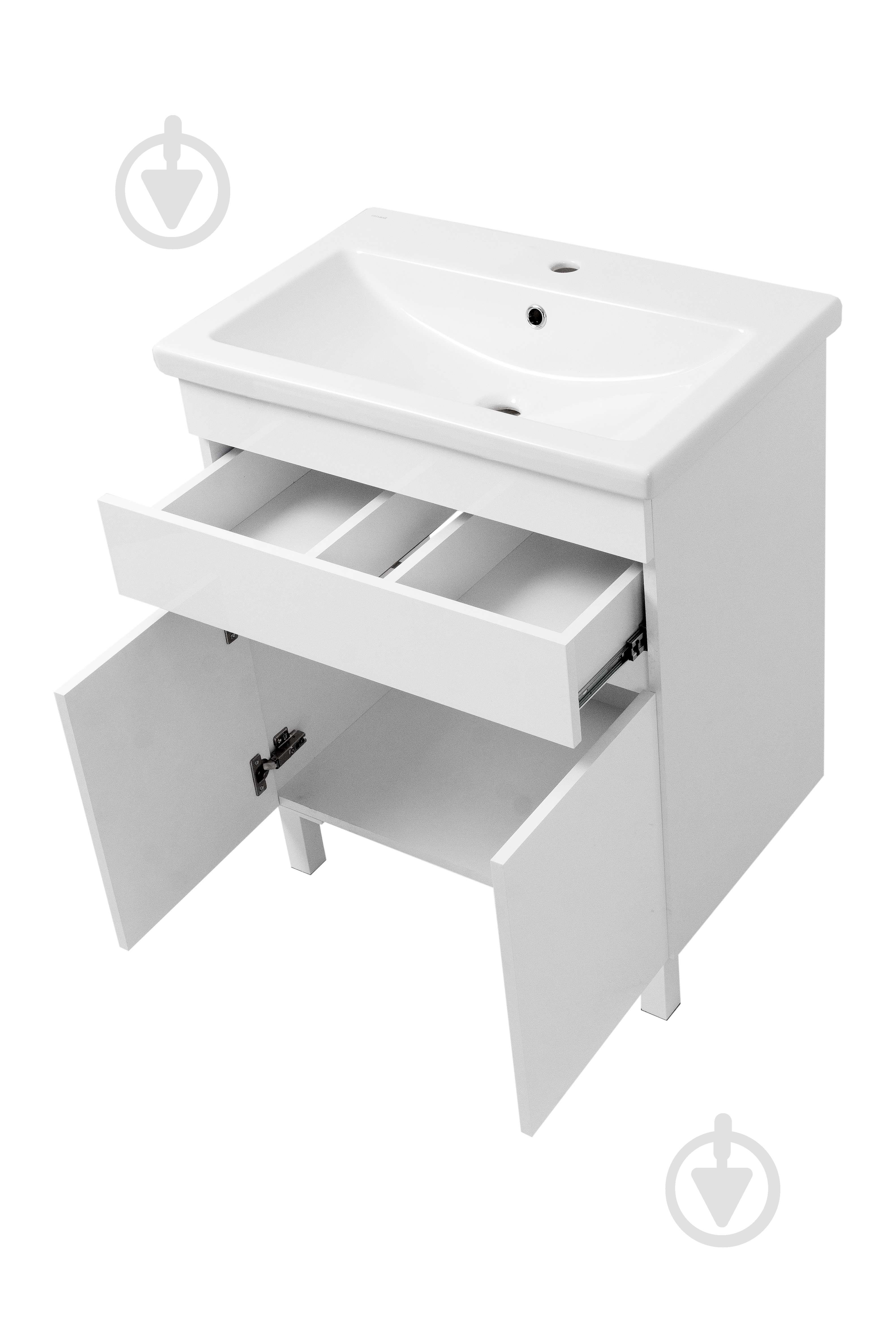 Тумба на ножках Сансервіс "Лайт-60" с умывальником Como-60 - фото 2