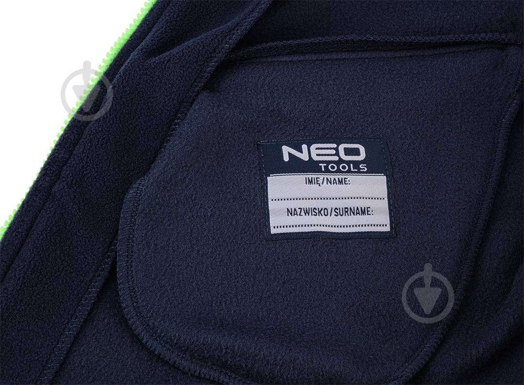 Куртка флисовая NEO tools Premium р. M 81-506 темно-синий - фото 10
