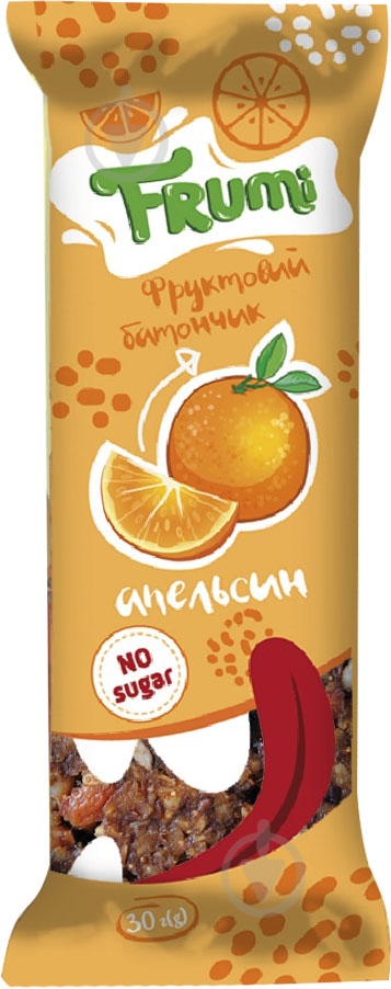 Батончик Frumi апельсин 30 г (11490) - фото 1