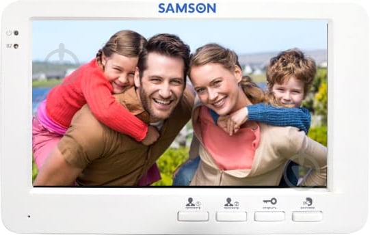 Видеодомофон Samson белый SW — 75 L - фото 1