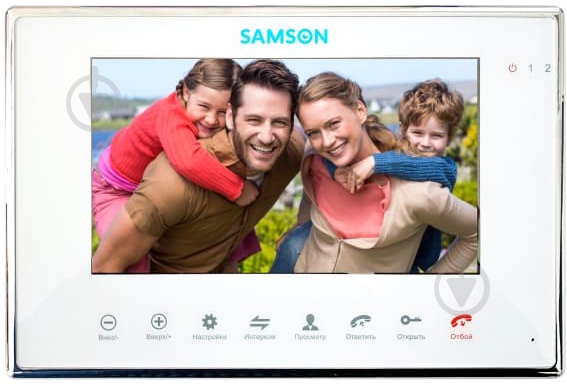 Видеодомофон Samson белый SW — 75 H - фото 1