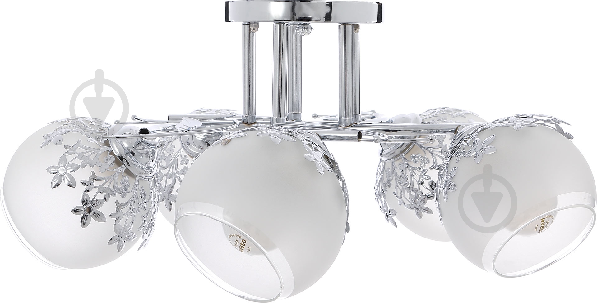 Люстра потолочная Accento lighting Cobalto 5xE27 хром ALG-78828/5 - фото 2 Люстра потолочная Accento lighting Cobalto 5xE27 хром ALG-78828/5 - фото 2