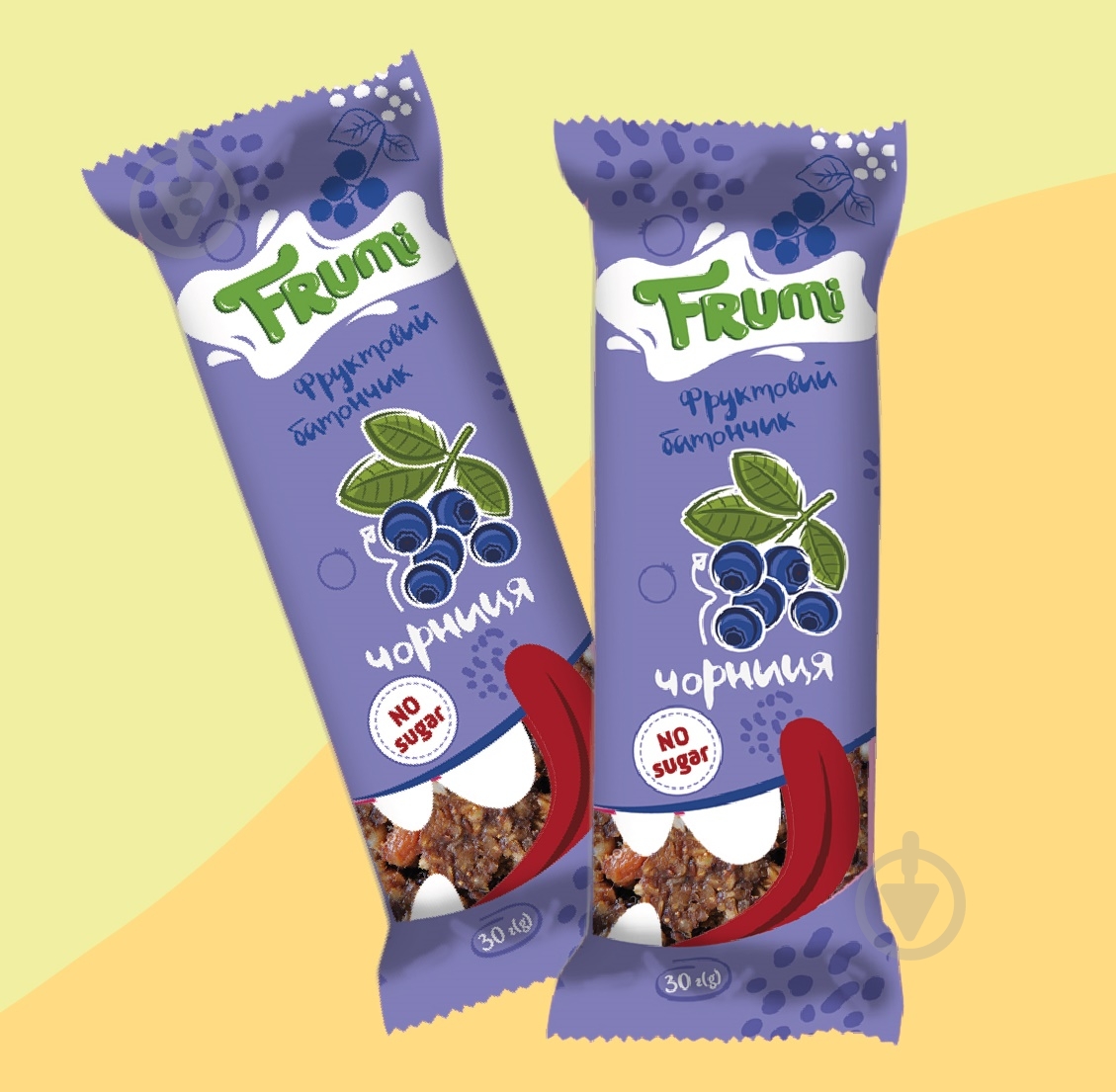 Батончик Frumi черника 30 г (11490) - фото 2 Батончик Frumi черника 30 г (11490) - фото 2