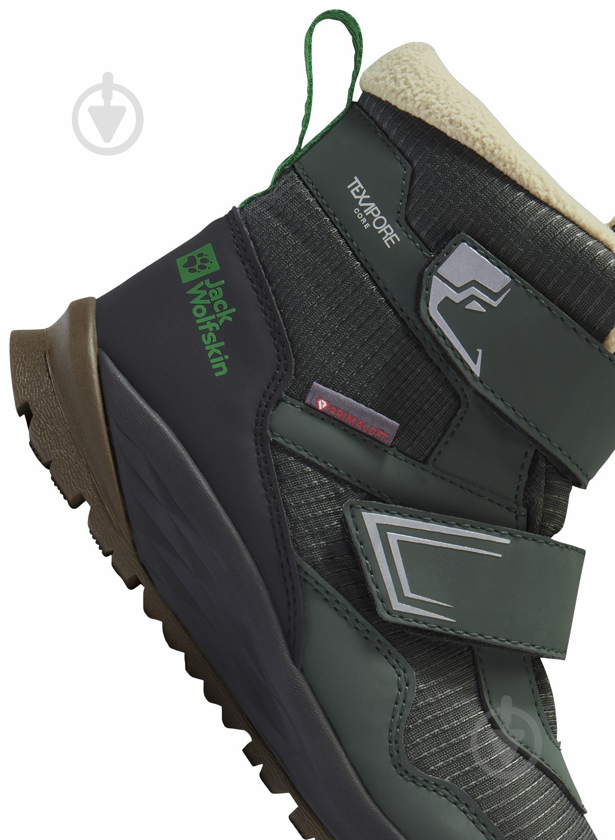 Ботинки Jack Wolfskin POLAR BEAR-B TEXAPORE MID VC K A62144_E0206 р.33 зеленый - фото 5 Ботинки Jack Wolfskin POLAR BEAR-B TEXAPORE MID VC K A62144_E0206 р.33 зеленый - фото 5