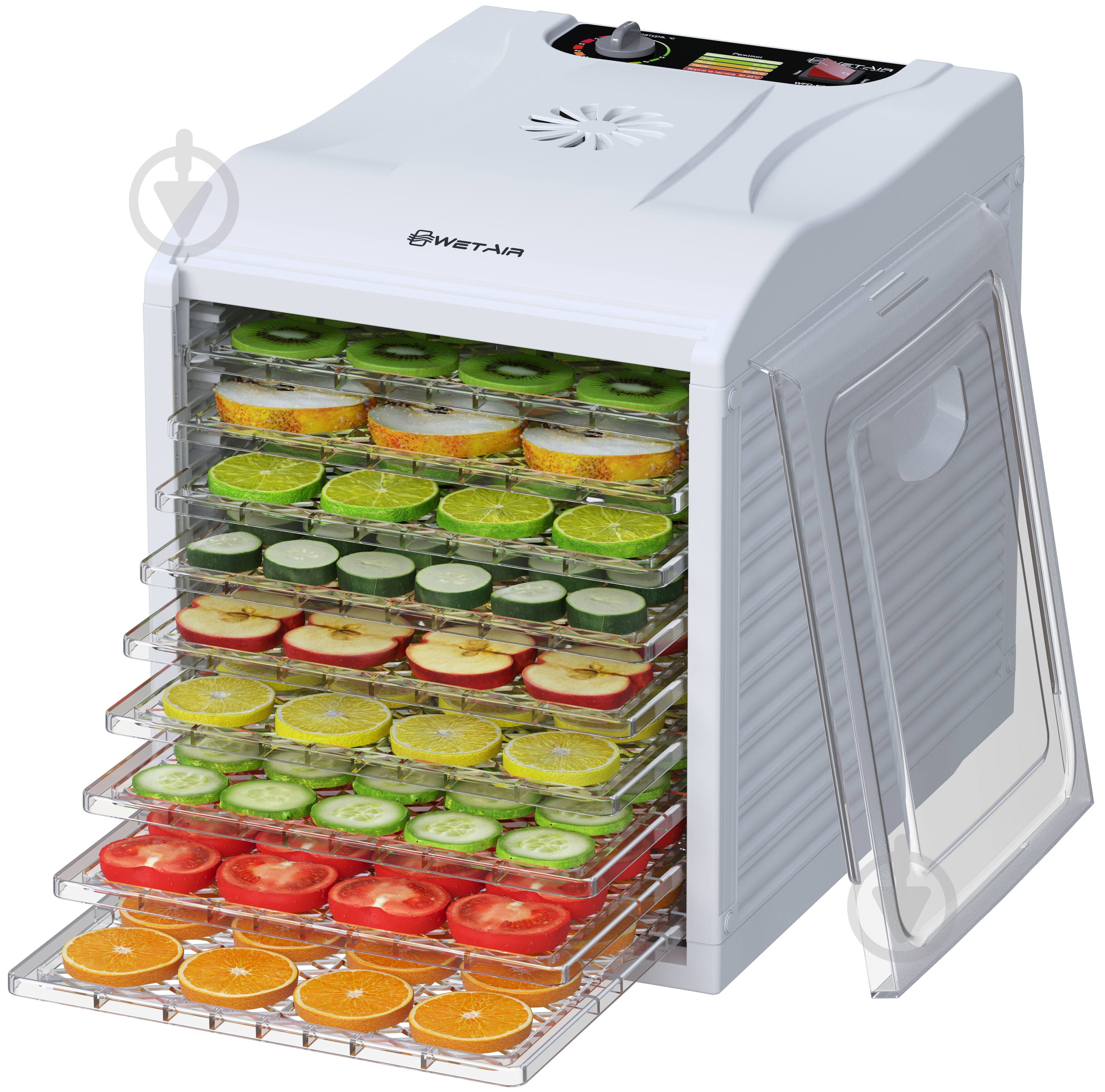 Сушарка для овочів та фруктів WetAir WFD-K600W - фото 1