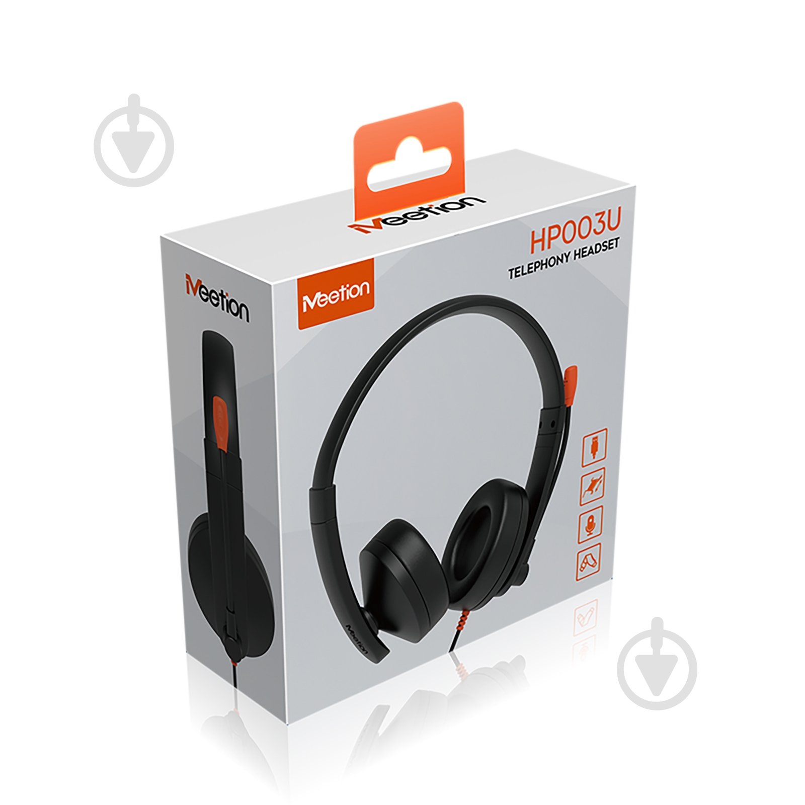 Навушники Meetion black/orange (MT-HP003U-A) - фото 6 Навушники Meetion black/orange (MT-HP003U-A) - фото 6