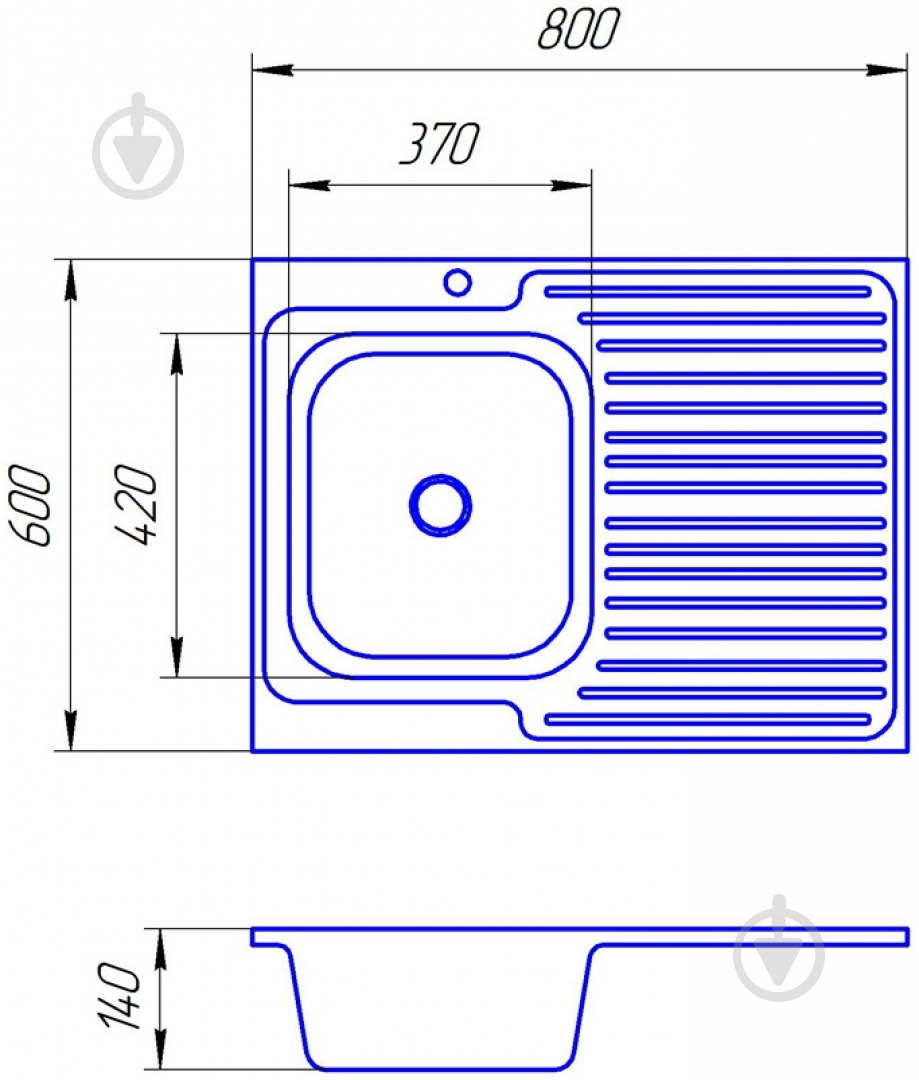 Мийка для кухні Family Z6844r - фото 2 Мийка для кухні Family Z6844r - фото 2