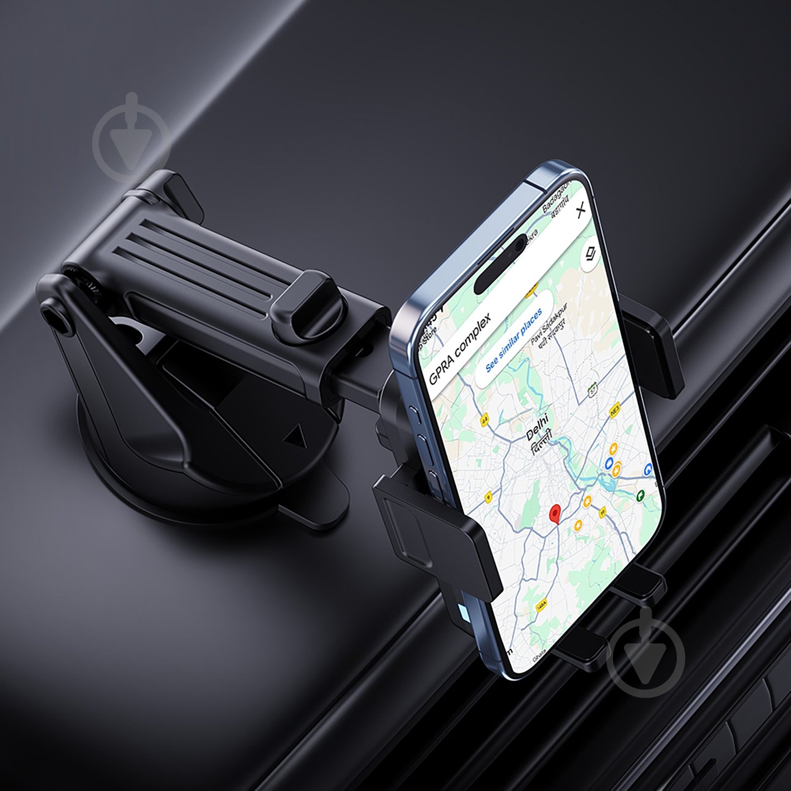 Тримач для смартфона Xo з бездротовою зарядкою WX043.black - фото 5 Тримач для смартфона Xo з бездротовою зарядкою WX043.black - фото 5