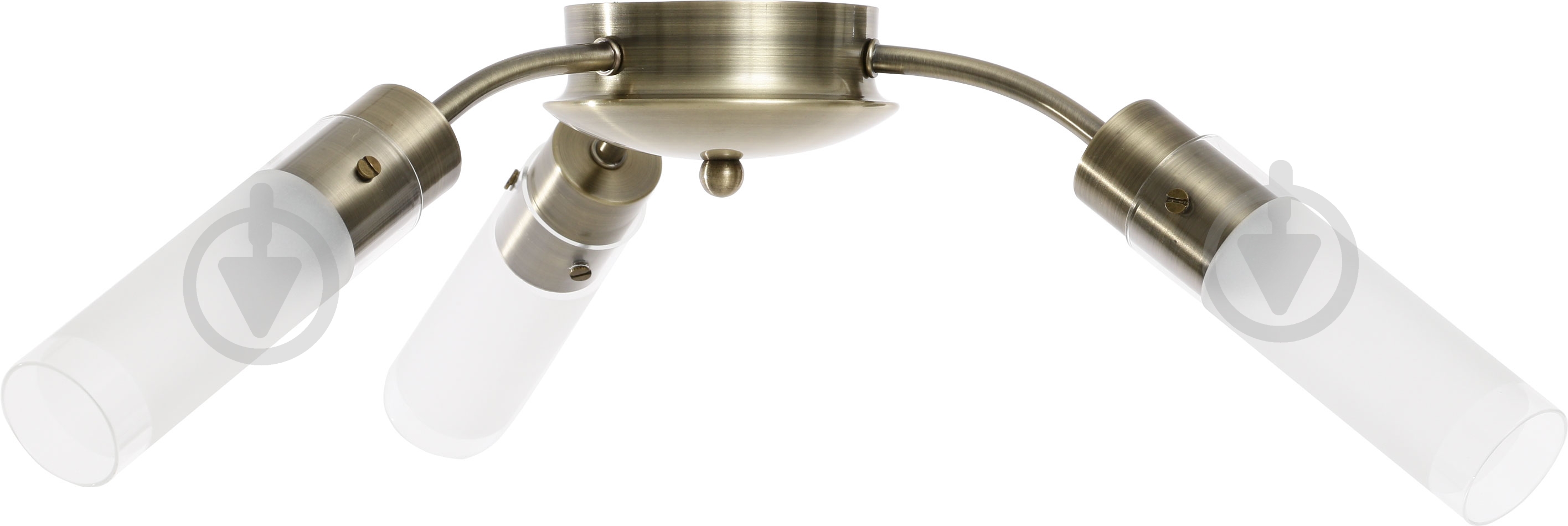 Люстра стельова Accento lighting Sakura 3xE14 антична латунь ALHL-6310/3-AB - фото 2