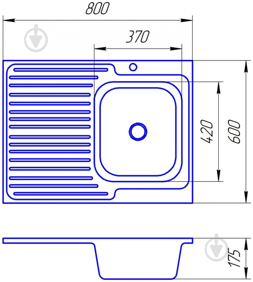 Мойка для кухни Family Z6836l - фото 2