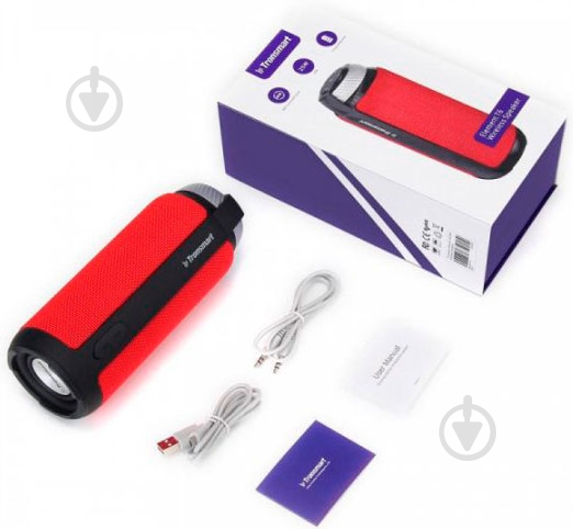 Акустична система Tronsmart Element T6 Portable Bluetooth Speaker 2.0 red (235566) - фото 7