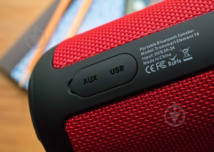 Акустична система Tronsmart Element T6 Portable Bluetooth Speaker 2.0 red (235566) - фото 9