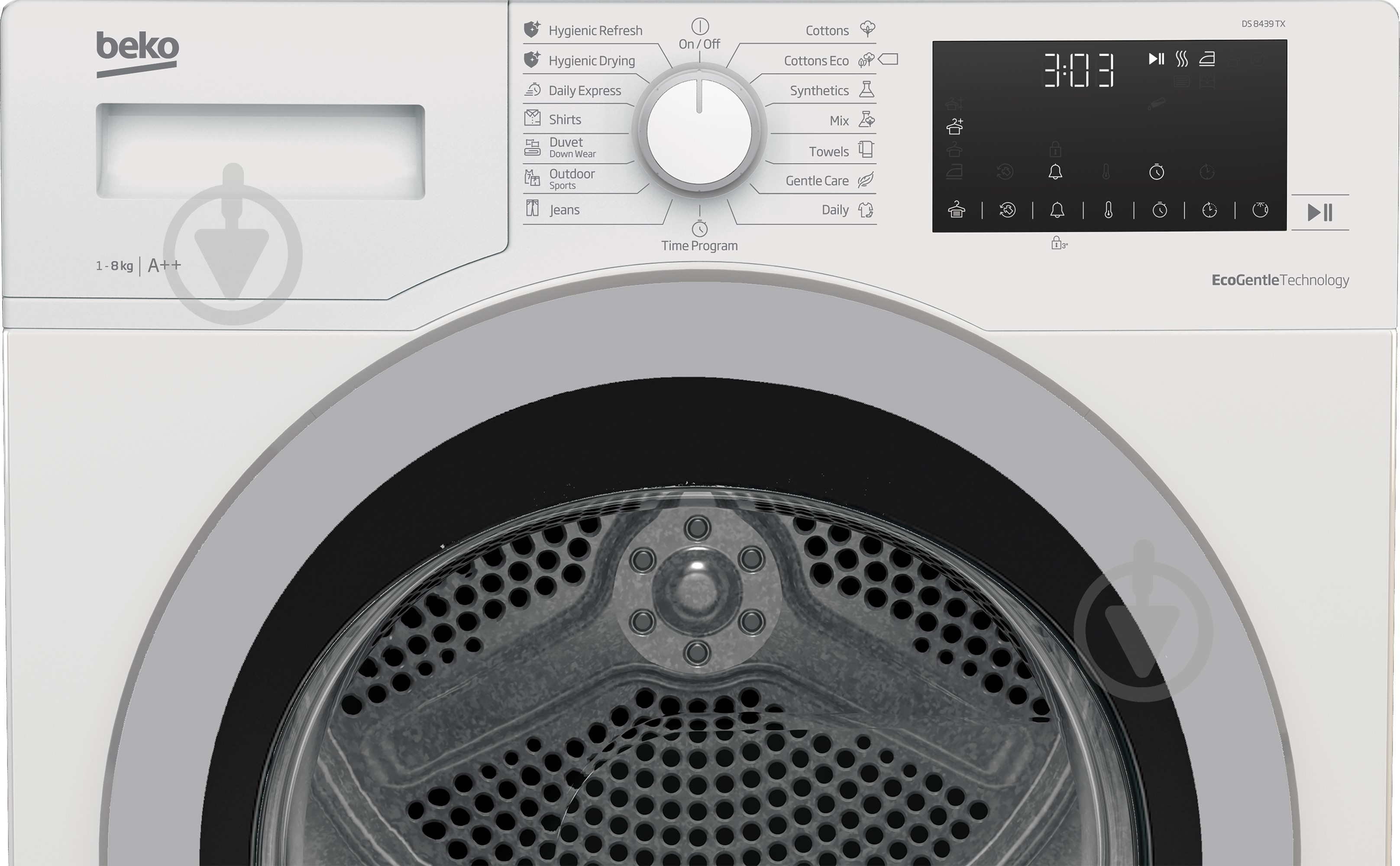 Сушильная машина Beko DS8439TX - фото 3