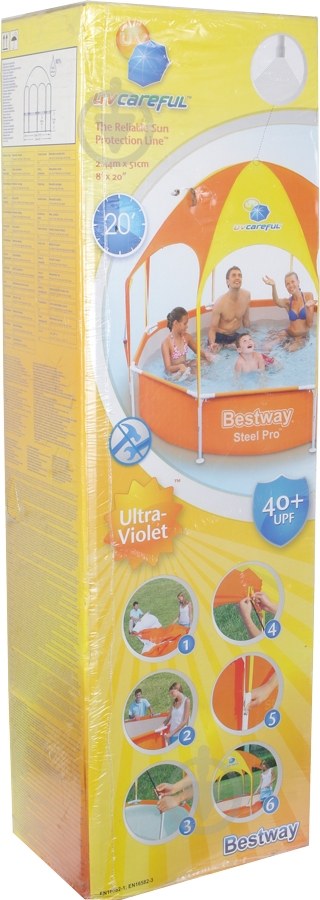 Бассейн каркасный Bestway с навесом - фото 1 Бассейн каркасный Bestway с навесом - фото 1