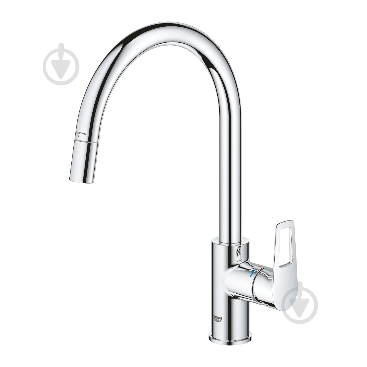 Змішувач для кухні Grohe Start Loop new, висувний вилив - фото 1