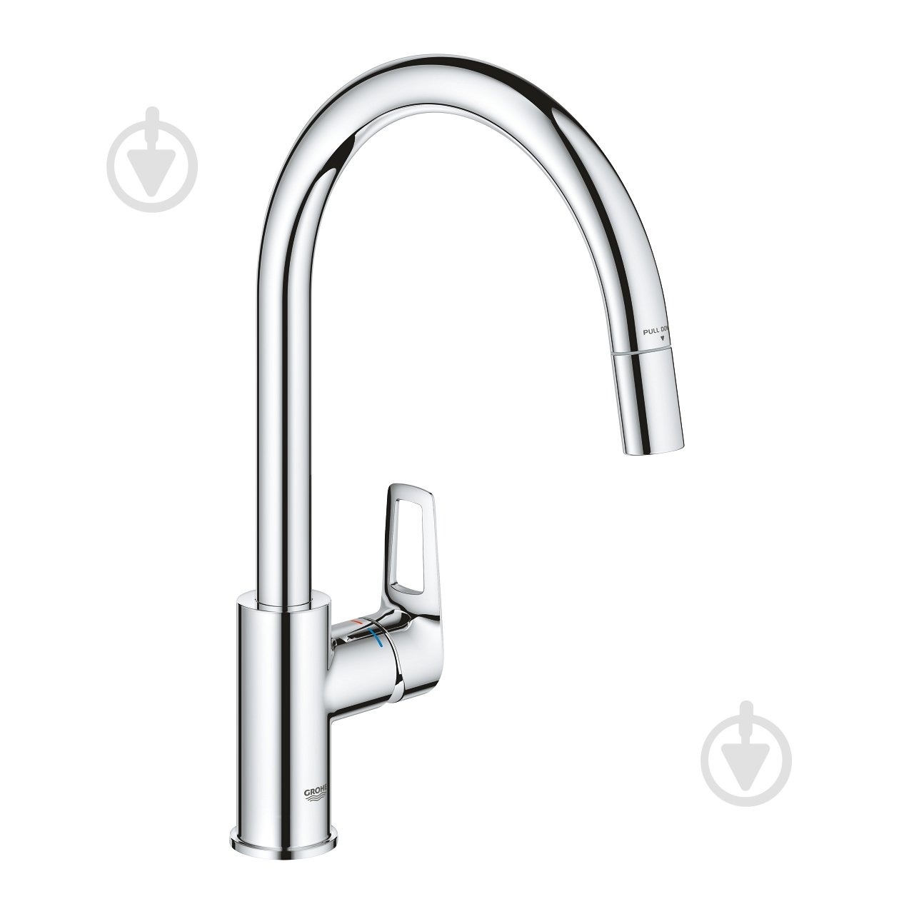 Змішувач для кухні Grohe Start Loop new, висувний вилив - фото 4