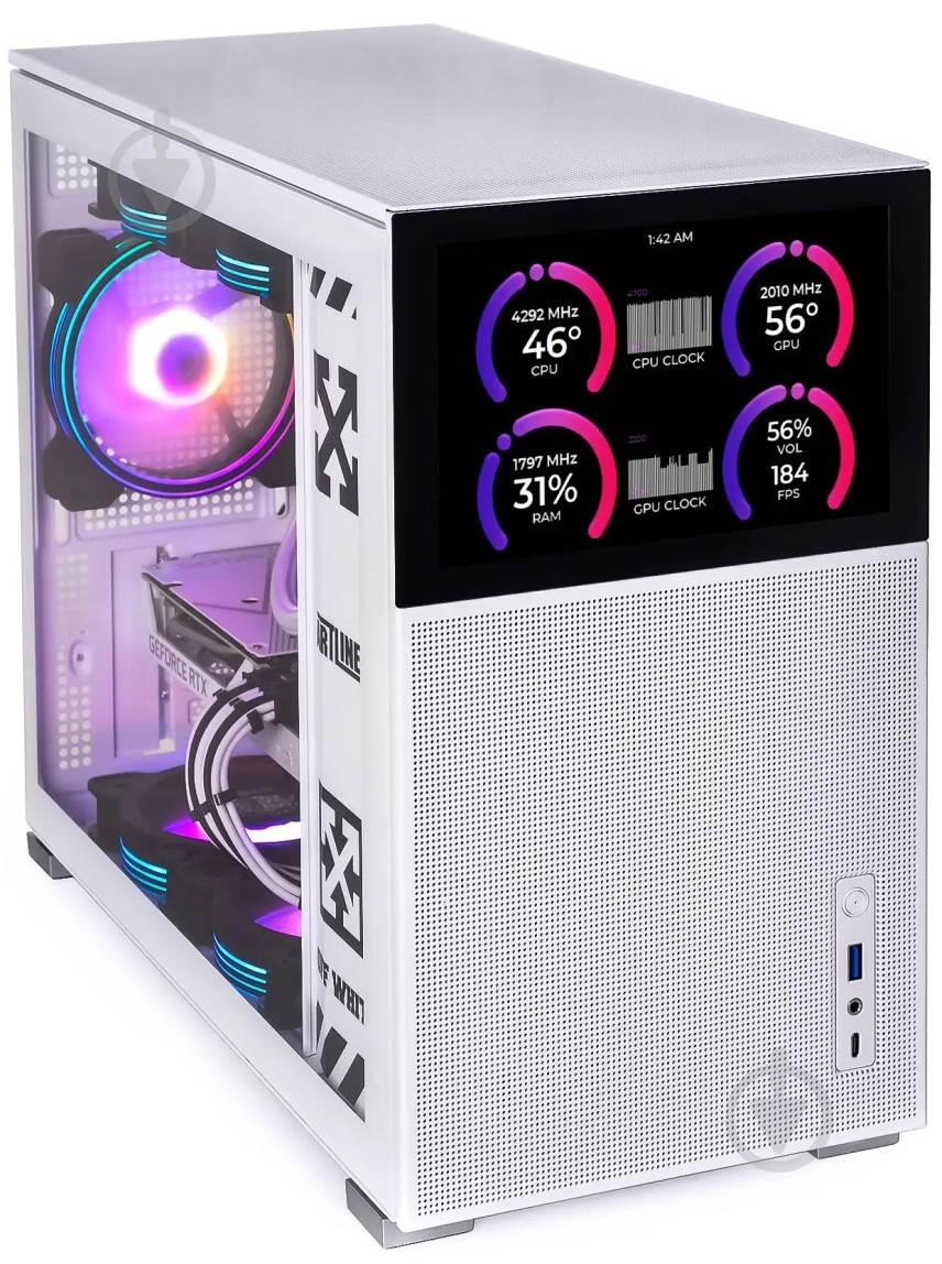 Компьютер Artline Gaming D31WHITE (D31Whitev08) white - фото 11