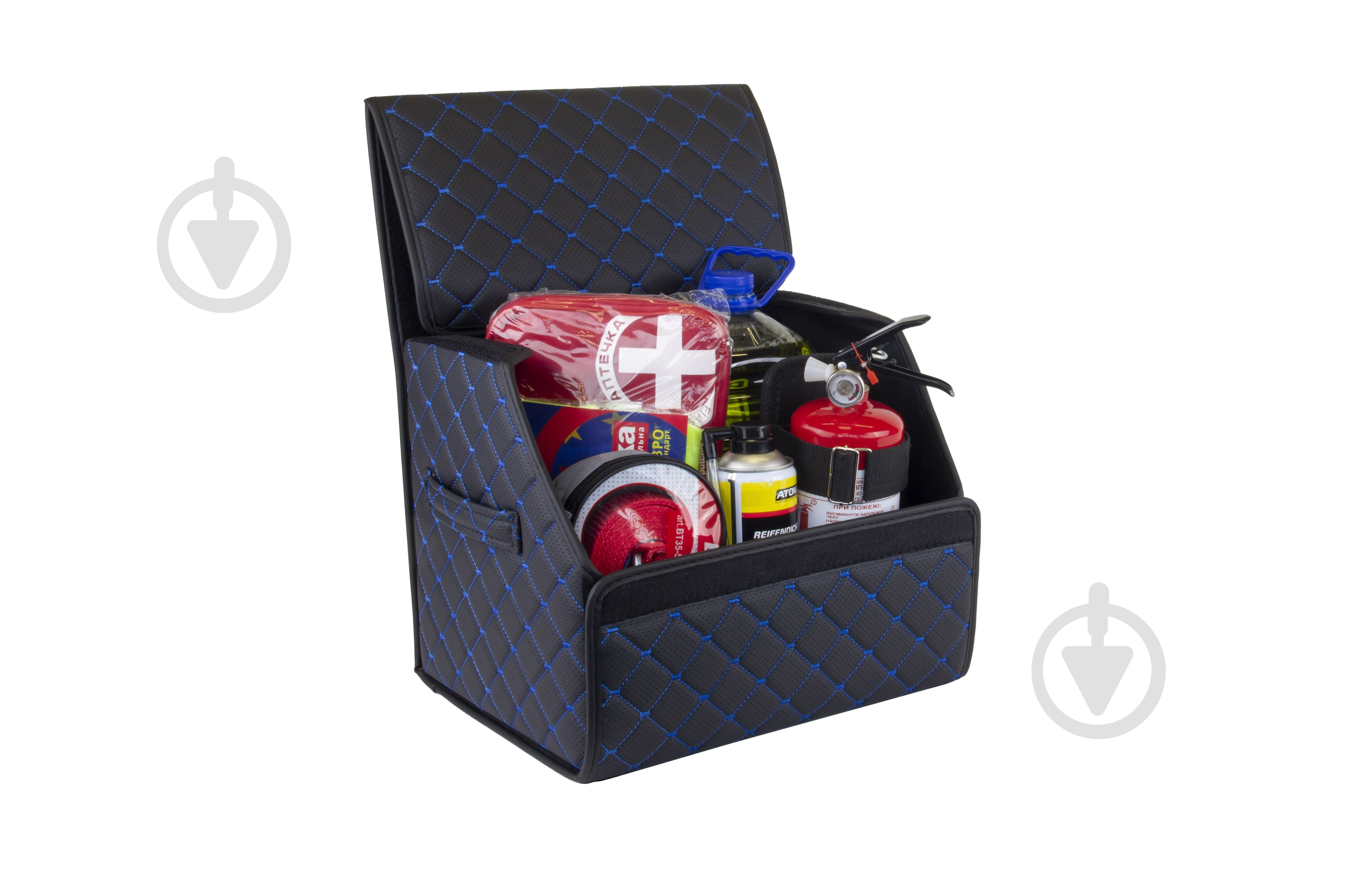 Сумка-органайзер EVAtech ECO S 30x30x35 см EHECESBLBB чорний із синім - фото 2