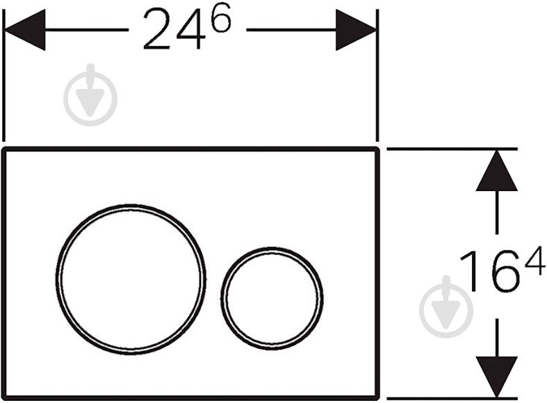 Панель смыва Geberit Sigma20 (115.882.KN.1) - фото 2