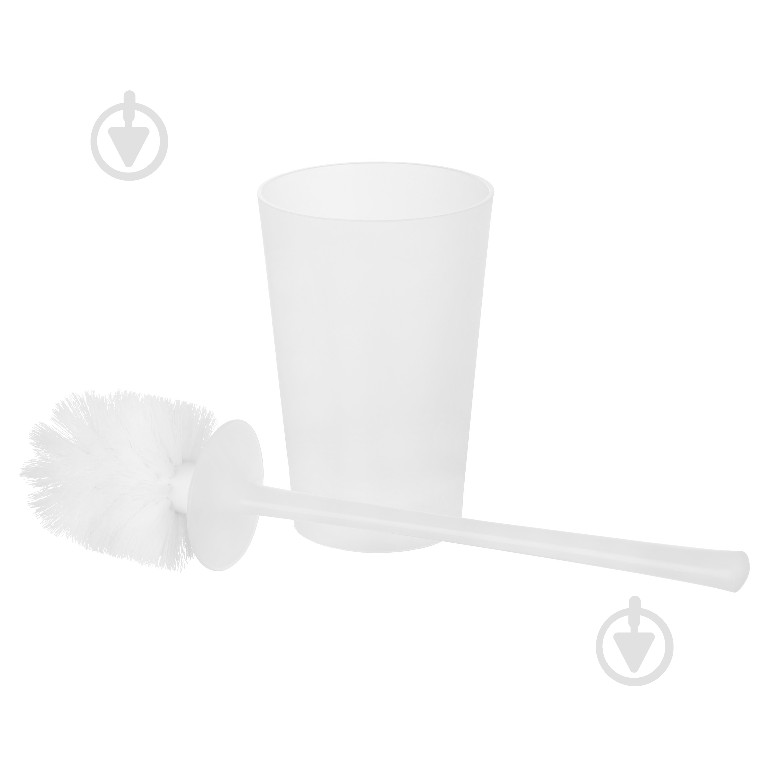 Йоржик для унітаза VanStore STIK білий - фото 2 Йоржик для унітаза VanStore STIK білий - фото 2